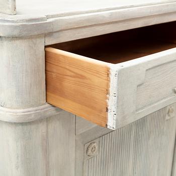 A Gustavian Style Cabinet, 19th century.