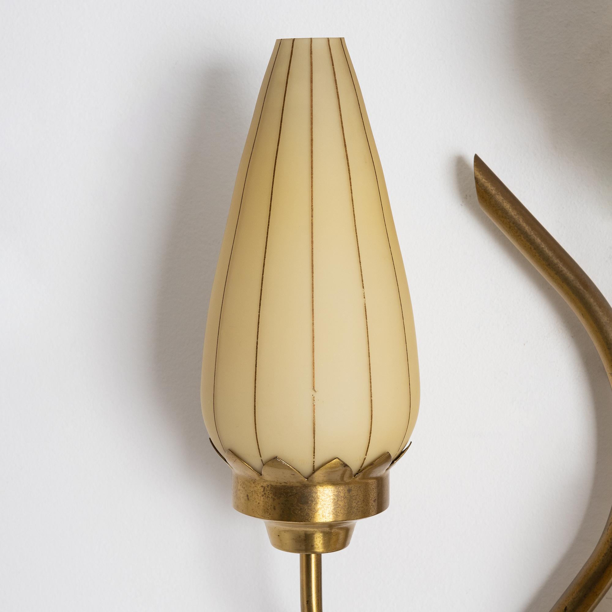 A wall lamp, Astra, Norway, 1940's/50's.