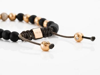 ARMBAND, Shamballa Jewels, med briljantslipade diamanter.