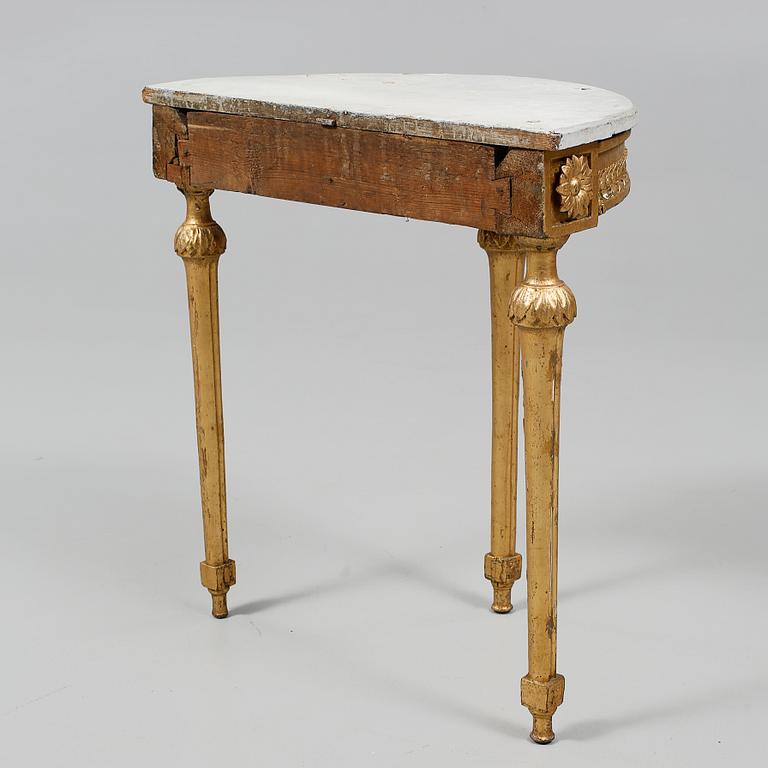 KONSOLBORD, gustavianskt, sent 1700-tal.