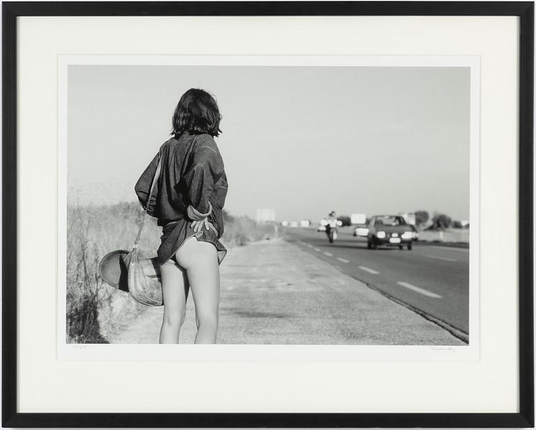 Tony Landberg, "Vägflicka, Italien", 1972.