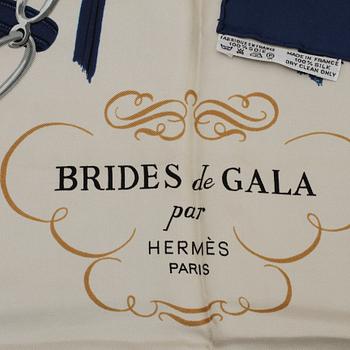 SCARF, siden, "Brides de Gala", Grykar Carre, Hermès, Paris. 1900/2000-tal.
