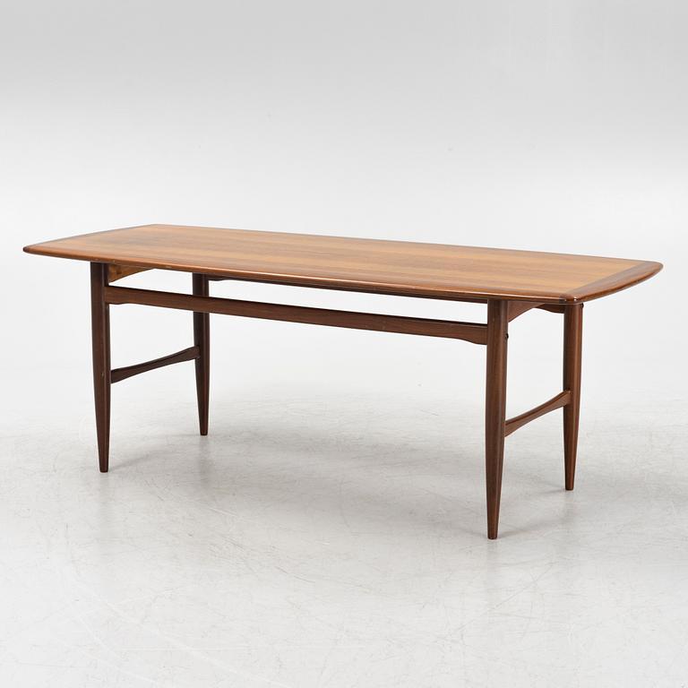 A mahogany veneered coffee table, HMB Möbler, Rörvik, 1960's.