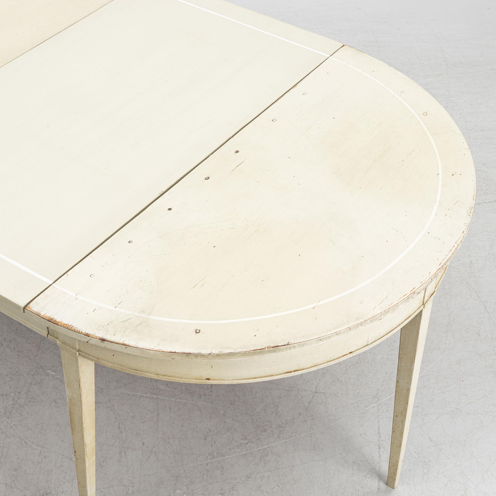 Matbord, omkring år 1900.