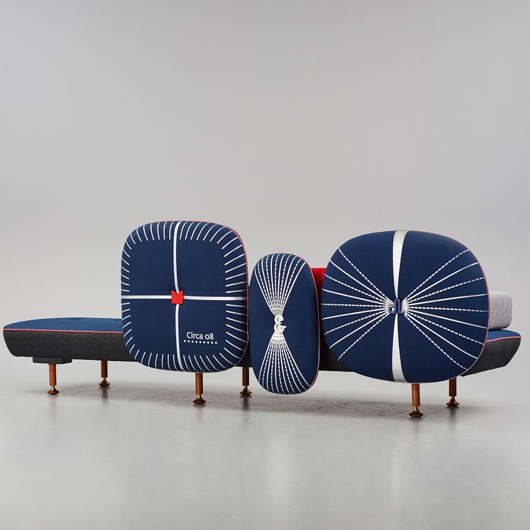 Nipa Doshi & Jonathan Levien, a "My Beautiful Backside" sofa, Moroso, Italy, post 2008.