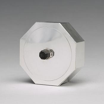 Wiwen Nilsson, a sterling sugarbowl and a bonbonnière, Lund Sweden 1950.