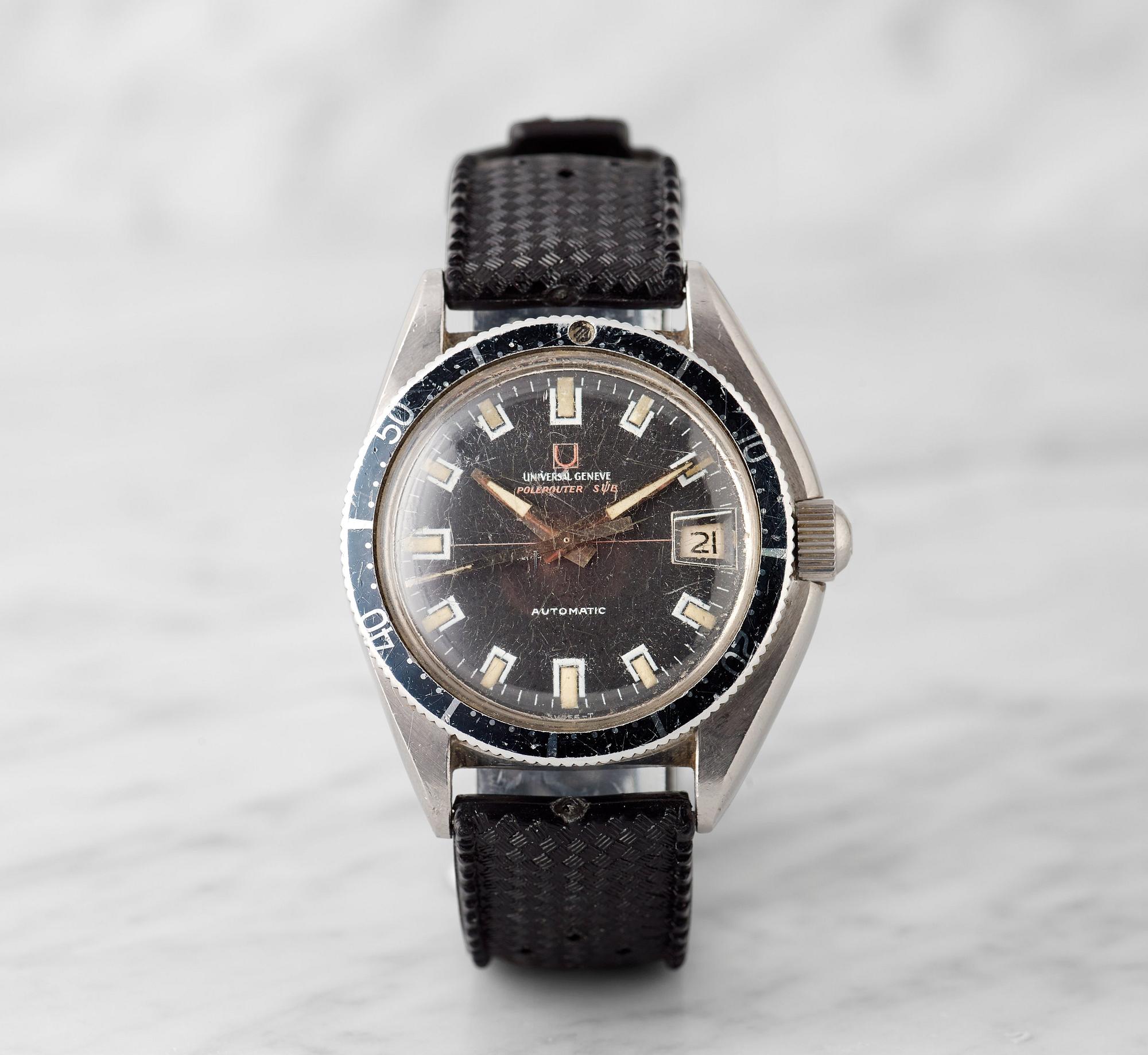 UNIVERSAL GENEVE, Polerouter Sub, wristwatch, 38 mm,.