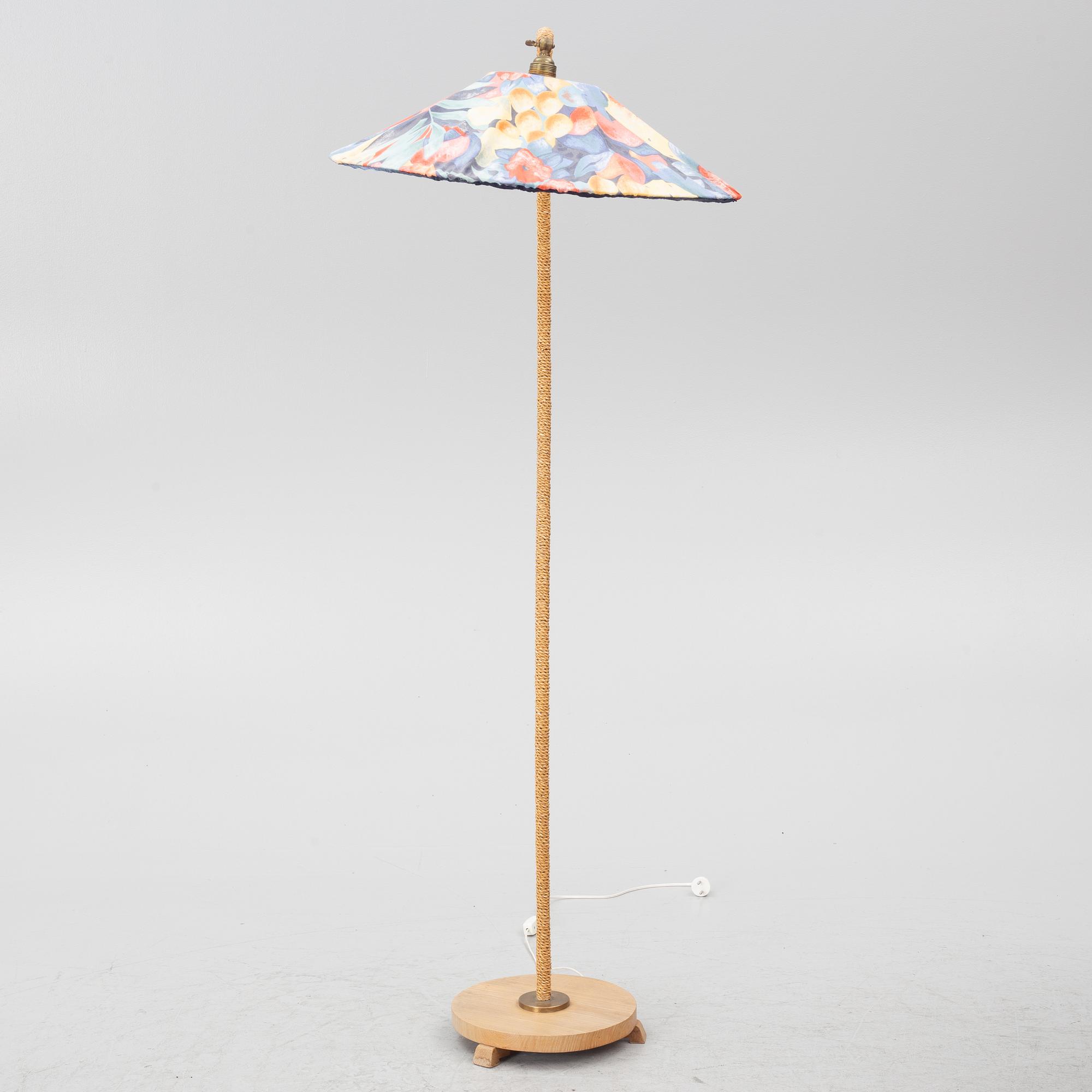 Floor lamp, Swedish Modern, 1940s.