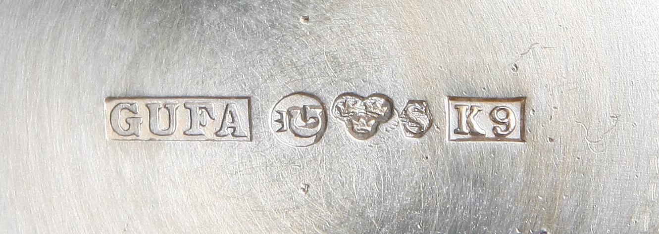 PARTI SILVER, 19 delar, Sverige, 1900-tal. Vikt ca 680 gram.