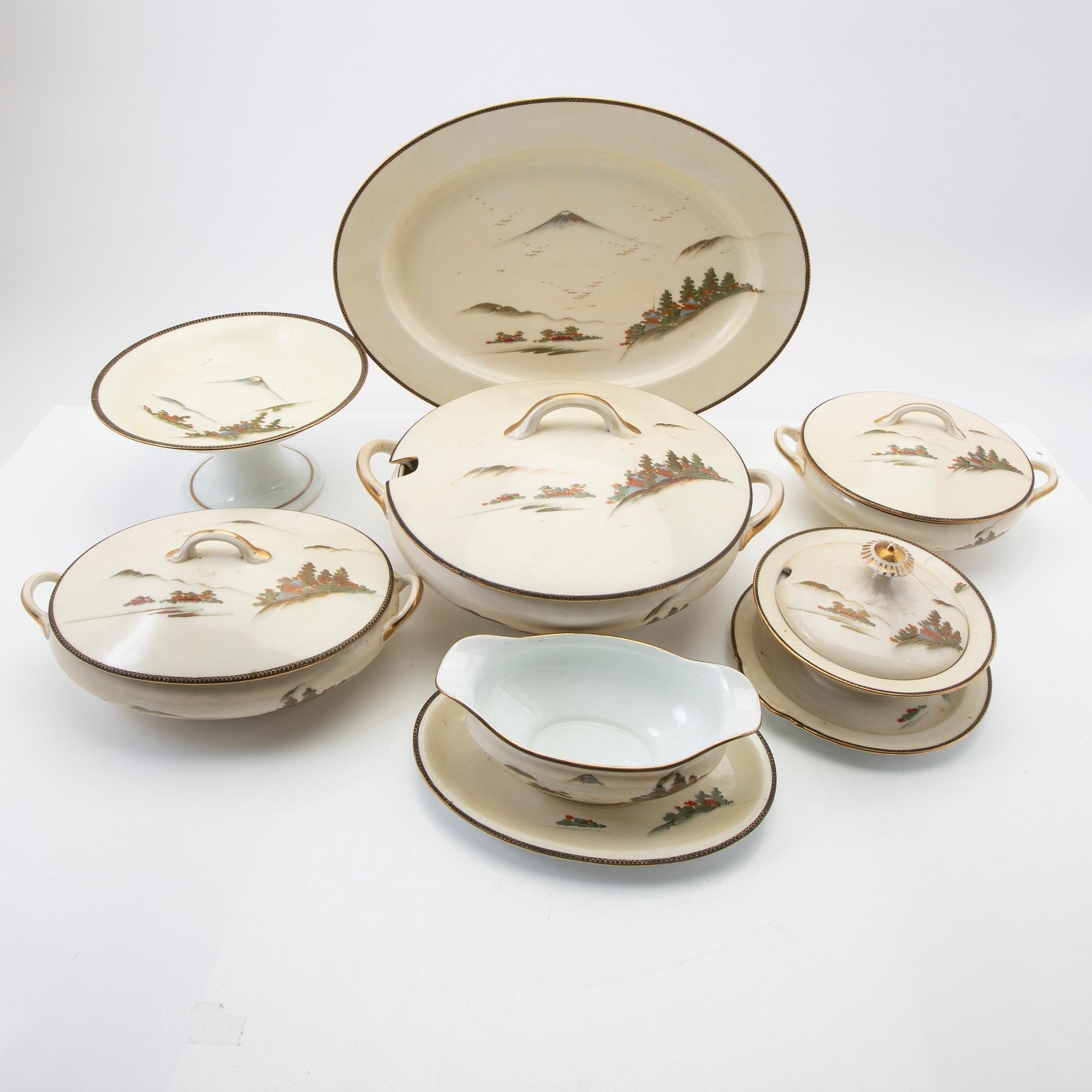 Servis, 99 delar, Japan, "Soko China", 1900-tal.