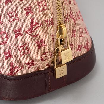 LOUIS VUITTON, väska. "Monogram Mini Lin Alma Long".