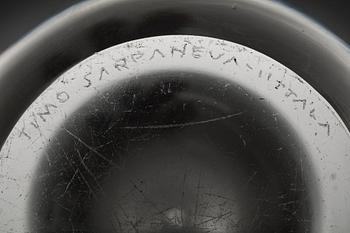 SKULPTUR, glas, signerad Timo Sarpaneva, Iittala.