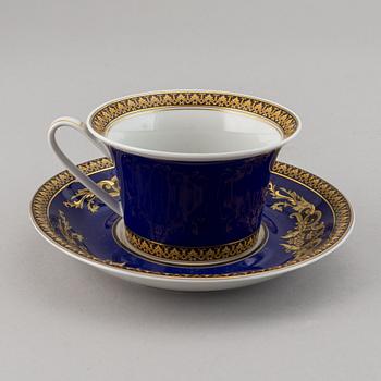 A set of eight parts of a dinner service, 'Medusa', Versace, Rosenthal.