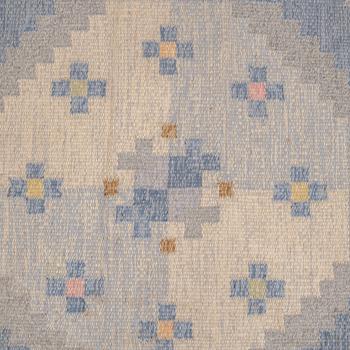 Anna-Johanna Ångström, matto, flat weave, ca 235-236,5 x 165-166 cm, signed Å.
