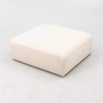 Pouf, "Rosso Ottoman Linen Look", Layered.