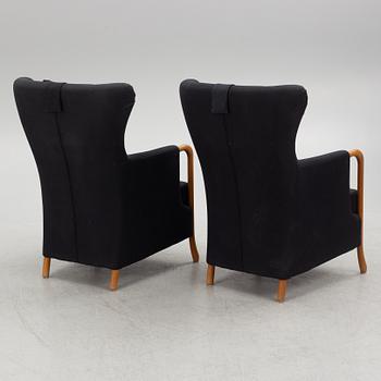 Armchairs, a pair, 'Claudia' Stouby Denmark.