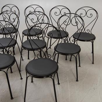 Garden chairs. 9 st. Classic No.1 Byarums Bruk.