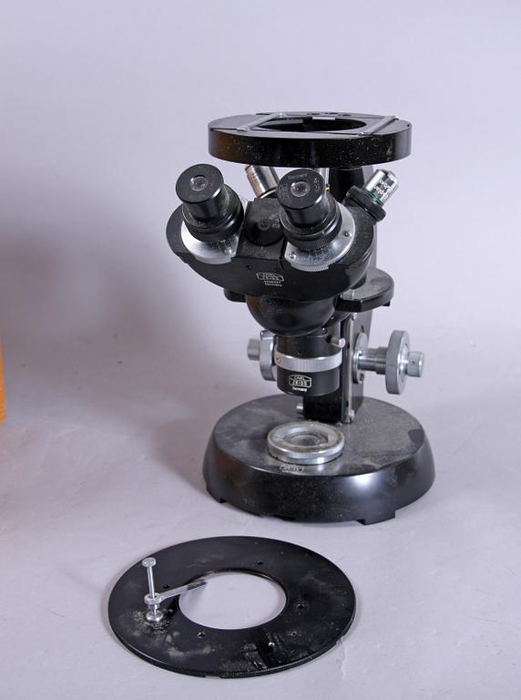MIKROSKÅP, Carl Zeiss, 1950-tal.