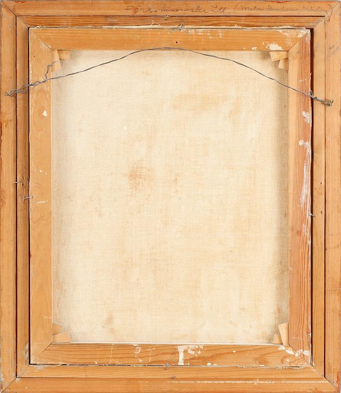 HARALD LINDBERG, olja på pannå, signerad.