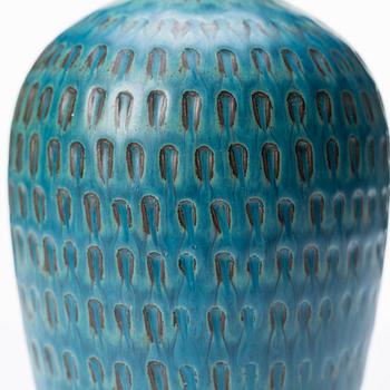 Stig Lindberg, a stoneware vase, Gustavsberg studio, Sweden 1960.