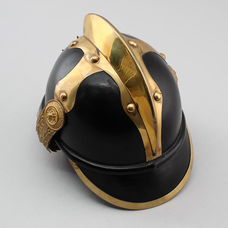 BRANDHJÄLM, Stockholms Brandkår, 1800-/1900-tal.