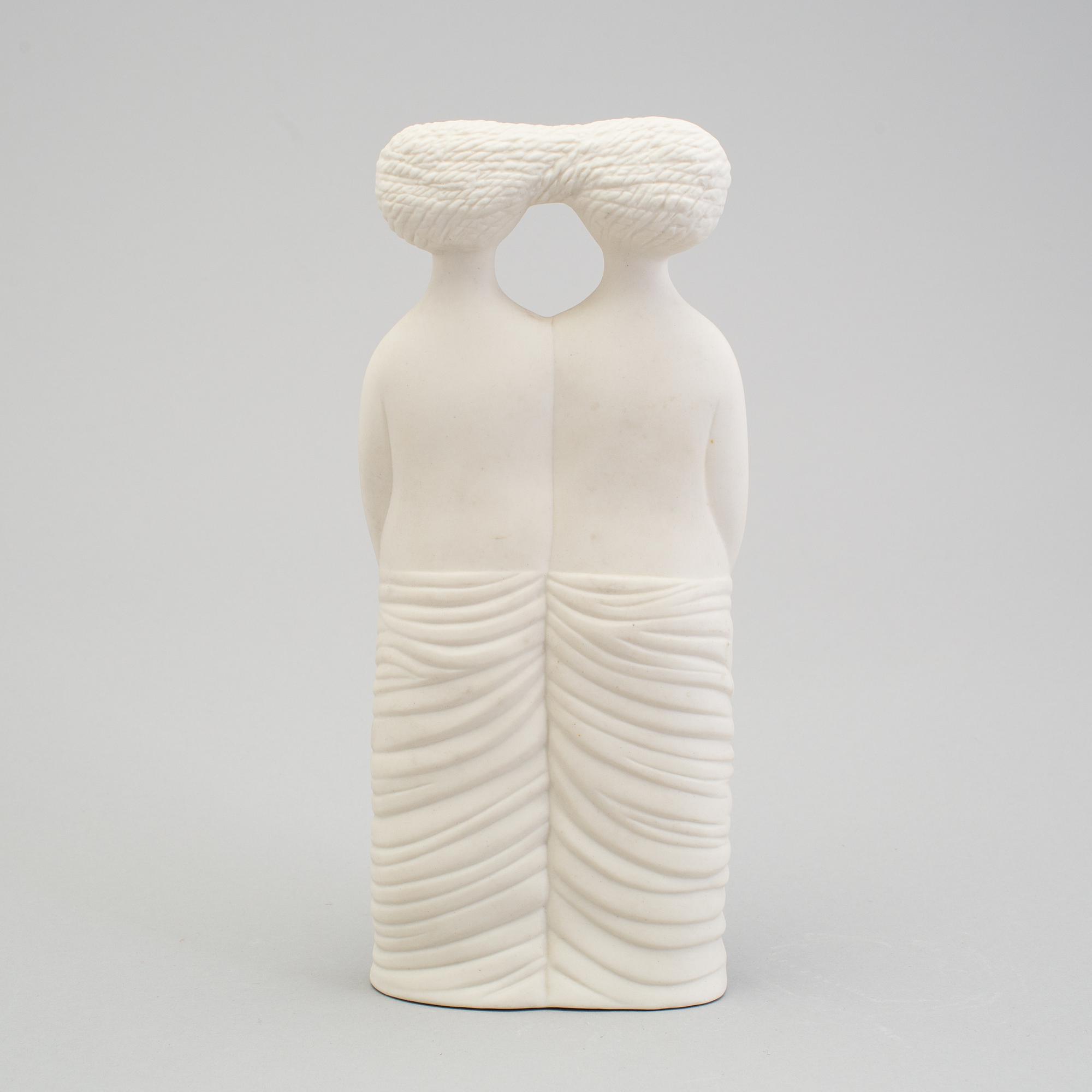 STIG LINDBERG, figurin av parian, Gustavsberg 1970-tal.