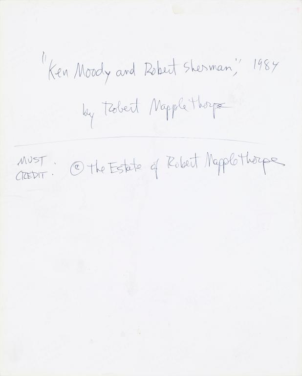 ROBERT MAPPLETHORPE, pressfotografi, "Ken Moody and Robert Sherman".