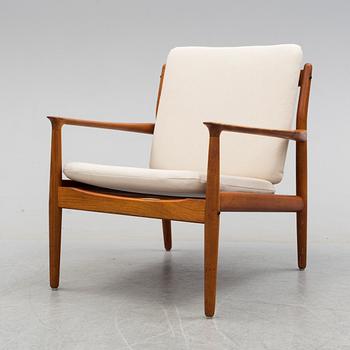 A 1950/60's easy chair by Grete Jalk, Glostrup Møbelfabrik.