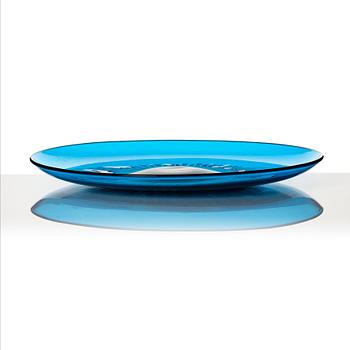 Ludovico Diaz De Santillana, a 'Cannette' glass dish, Venini, Murano, Italy c. 1960.