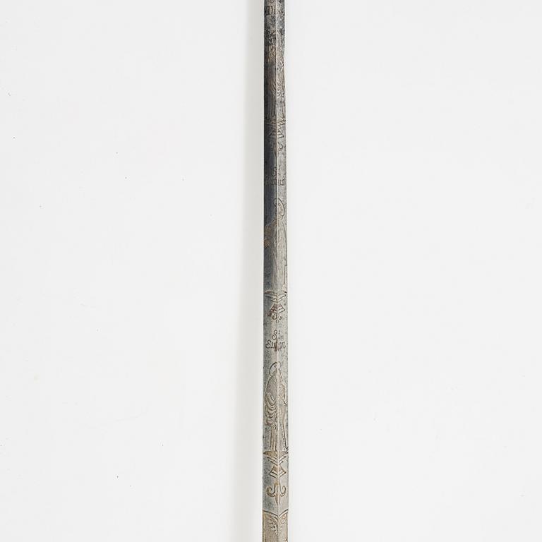 A 18th Century smallsword.