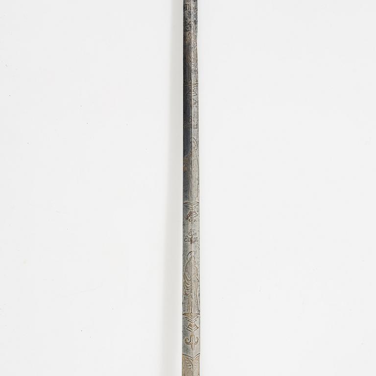 A 18th Century smallsword.