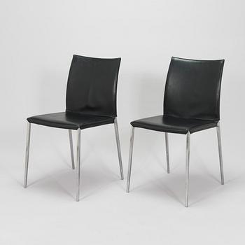 Roberto Barbieri, A set of eight "Lia" chairs for Zanotta, Italy 2007.