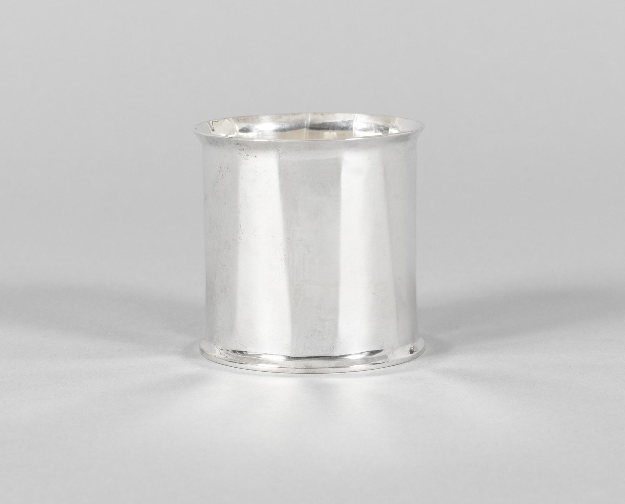 A Bengt Liljendahl silver beaker, Stockholm 1973.