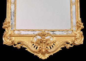 SPEGEL. Stockholmsarbete, 1700-talets andra hälft. Rokoko.