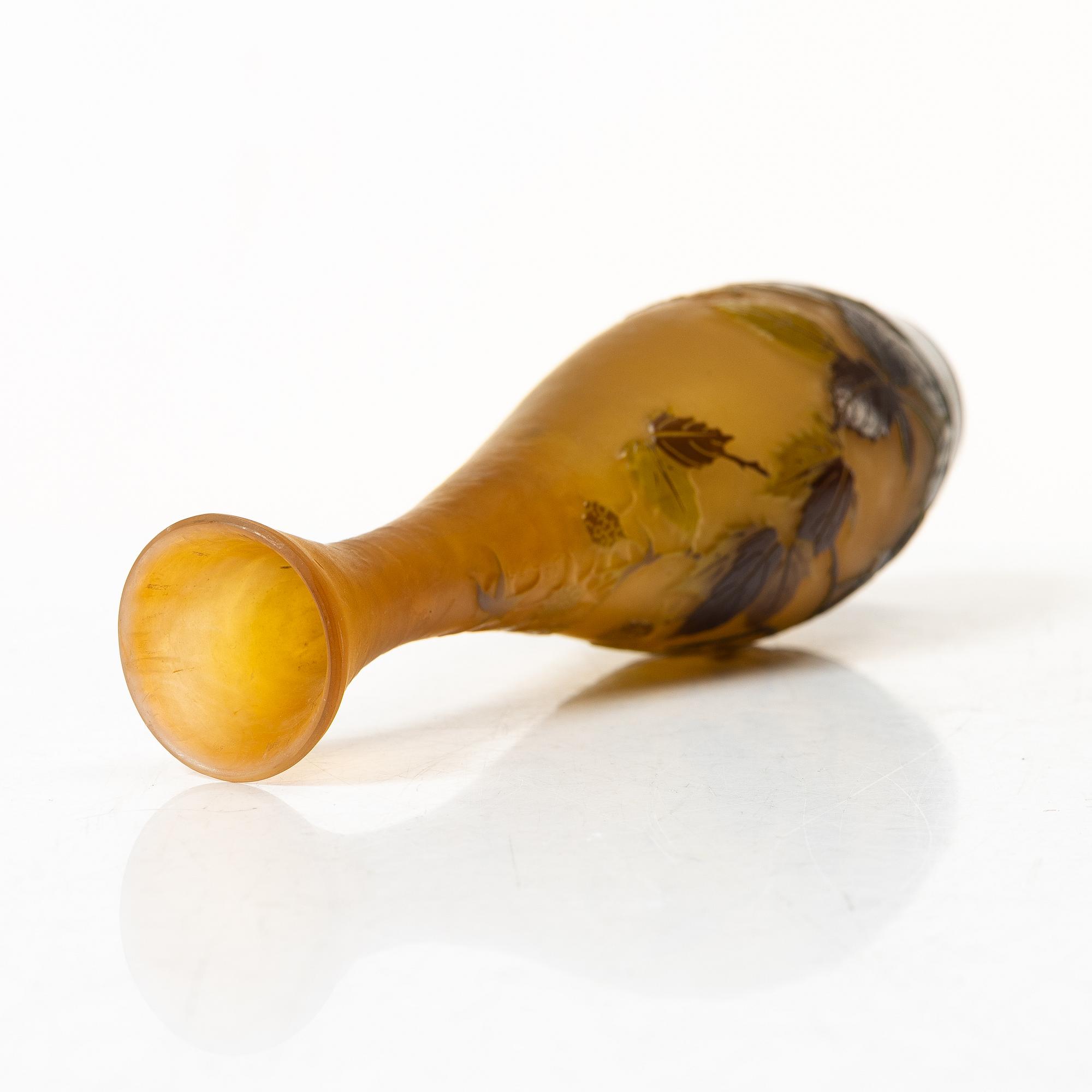 Emile Gallé, vas, Art Nouveau, Frankrike, tidigt 1900-tal.