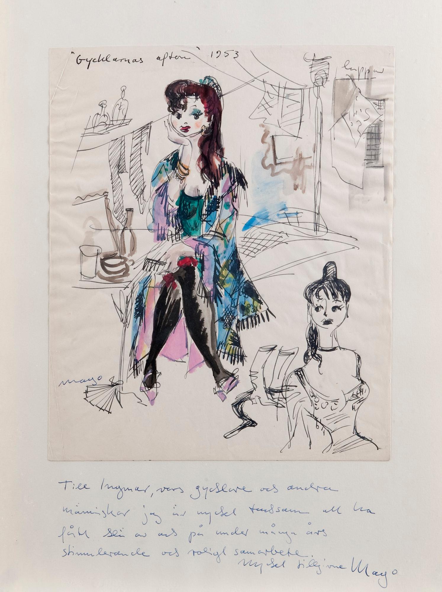 Max Goldstein (Mago), "Gycklarnas afton".