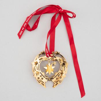 A set of eight Christmas decorations, Georg Jensen, Denmark.