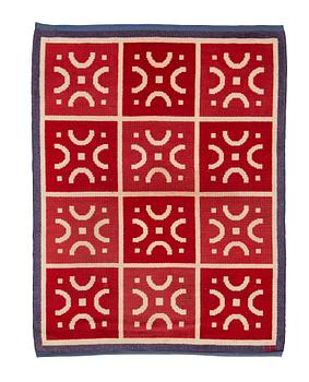 293. Sigvard Bernadotte, a carpet, knotted pile, 219 x 167 cm, signed SB.