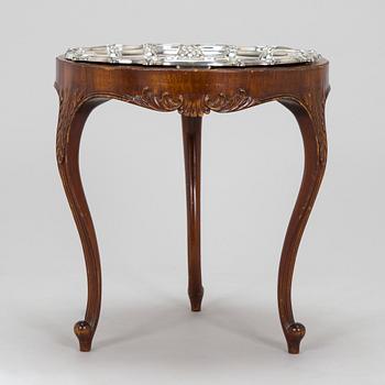 Brickbord, sterlingsilver och mahognyfaner, Mappin & Webb, London 1912, stommen av Paul Boman.