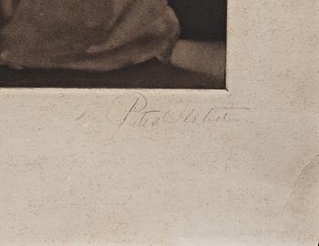 PETER ILSTED, mezzotint, signerad.