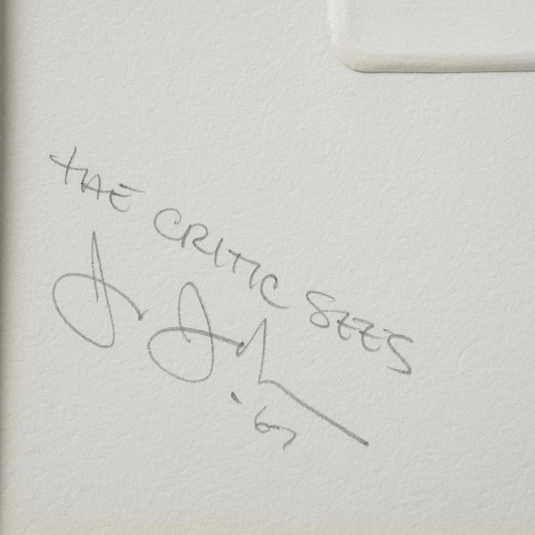 Jasper Johns, "The Critic sees" ur "Ten from Leo Castelli".