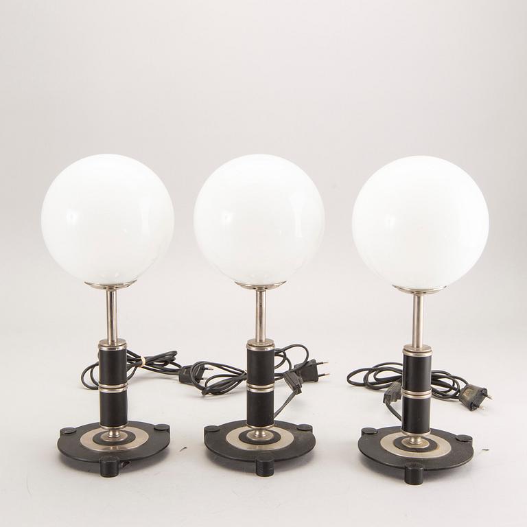 Table lamps, 3 pcs, 1900s.
