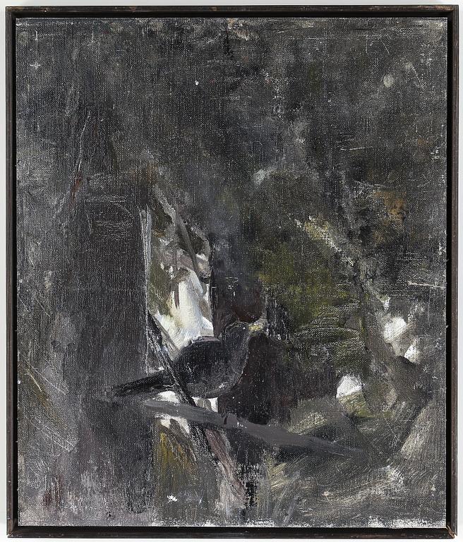 BROR INGEMAR FRÖBERG, olja på pannå, signerad.