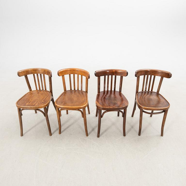 Stolar, 4 st, snarlika, 1900-talets första hälft.