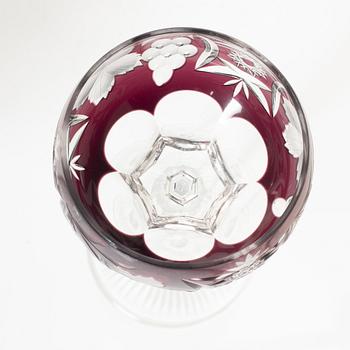 Wine glasses, 20th century (13 pcs).