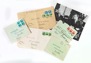 BÉLA BÁRTOK (1881-1945), elva egenhändigt skrivna och signerade brev och brevkort. I huvudsak daterade Budapest 1930-38.