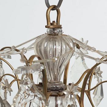 LJUSKRONA, för sex ljus, rokokostil, 1800-talets slut.