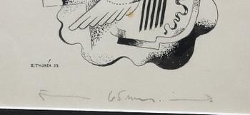 THORÉN, ESAIAS, tuschteckning, sign o dat -53.