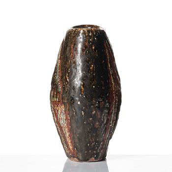 Carl-Harry Stålhane, a unique stoneware vase, Rörstrand 1963.