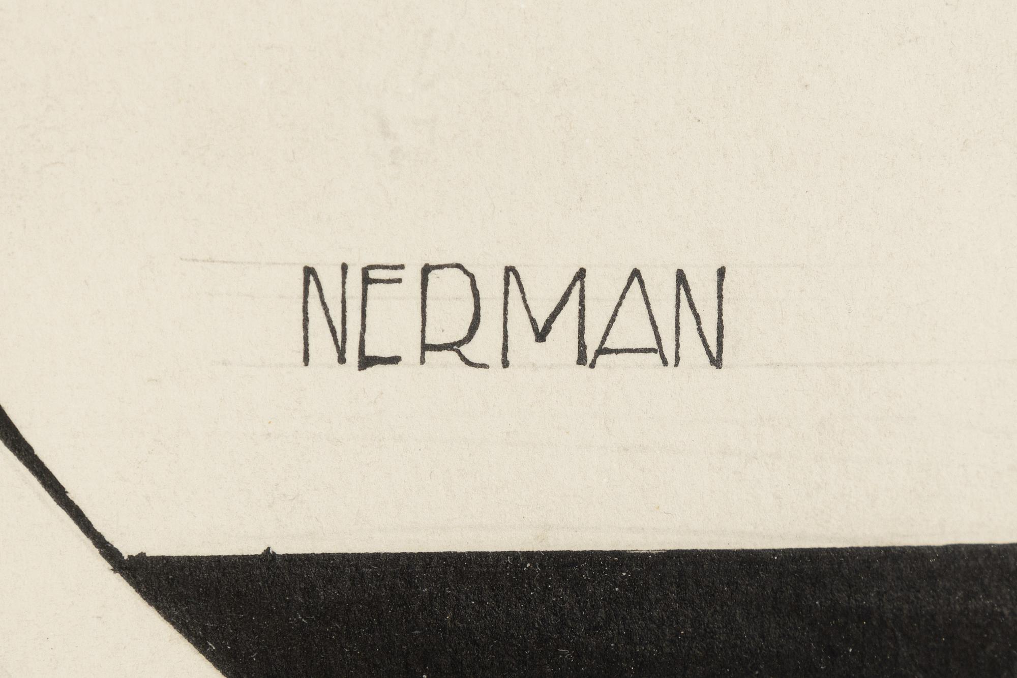 Einar Nerman, ink drawing, signed Nerman.